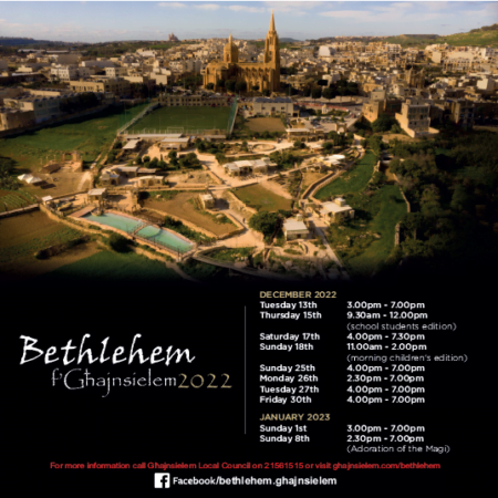 Bethlehem f’Ghajnsielem 2022
