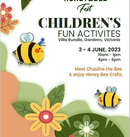 Bee crafts at Villa Rundle