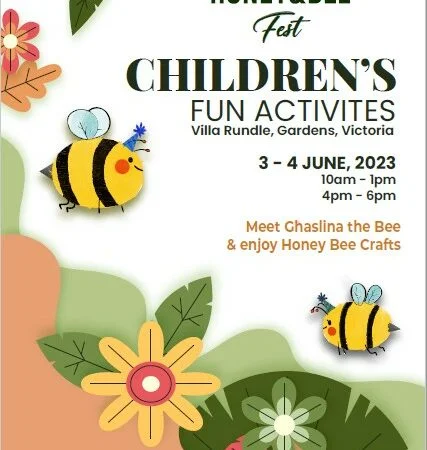 Bee crafts at Villa Rundle