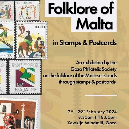 Folklore of Malta; in Stamps and Postcards
