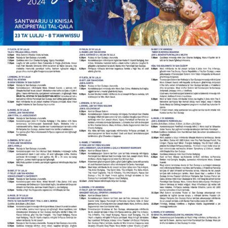 St. Joseph – Qala Feast Programme