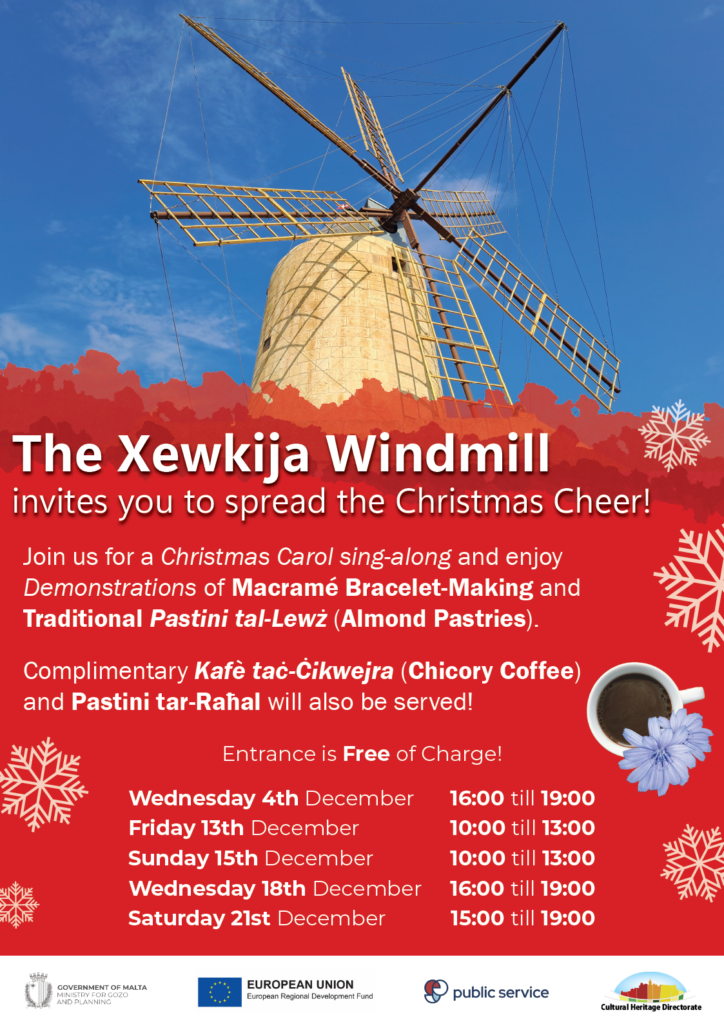 Christmas Activities at The Xewkija Windmill - Events in Gozo ...