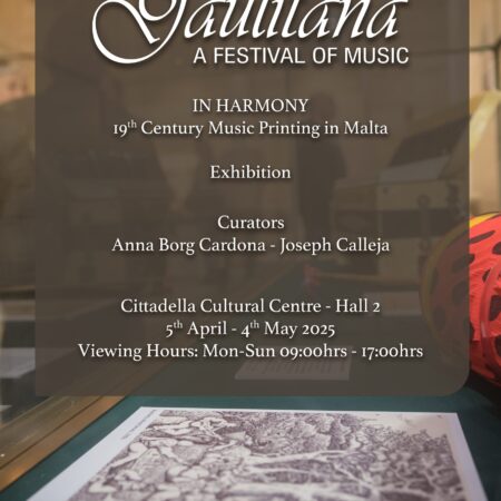 In Harmony: 19th Century Music Printing in Malta