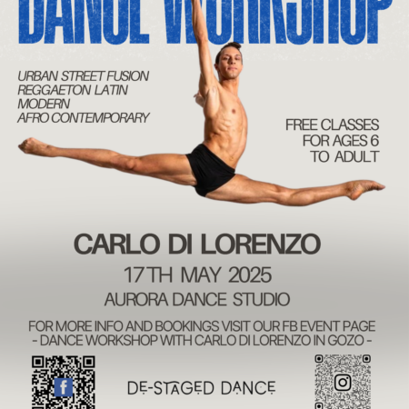 Dance Workshop with Carlo Di Lorenzo