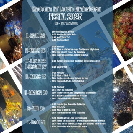 Festa Madonna ta’ Loreto – Għajnsielem