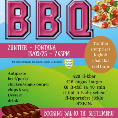 End of Summer Sportsfest BBQ