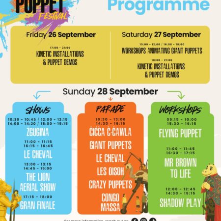 Gozo International Puppet Festival – Kinetic Installations & Puppet Demos