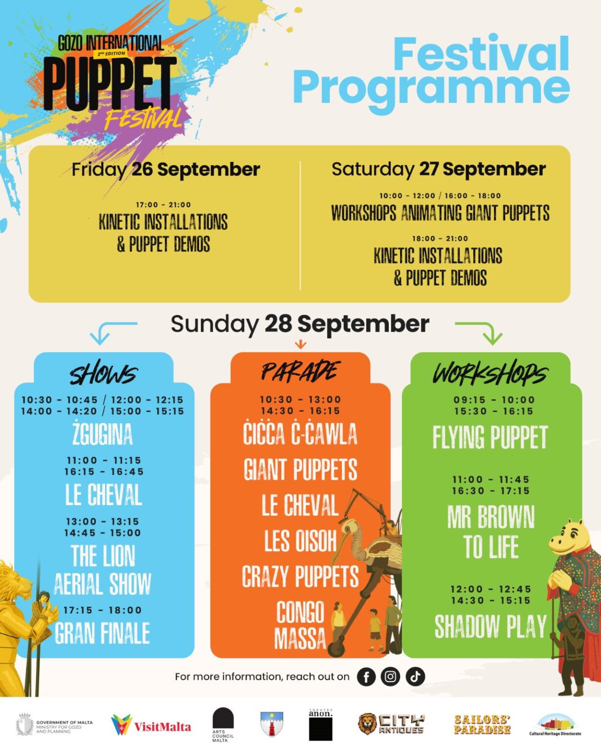 Gozo International Puppet Festival – Kinetic Installations & Puppet ...