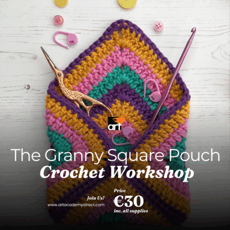 The Granny Square Pouch: Crochet Workshop
