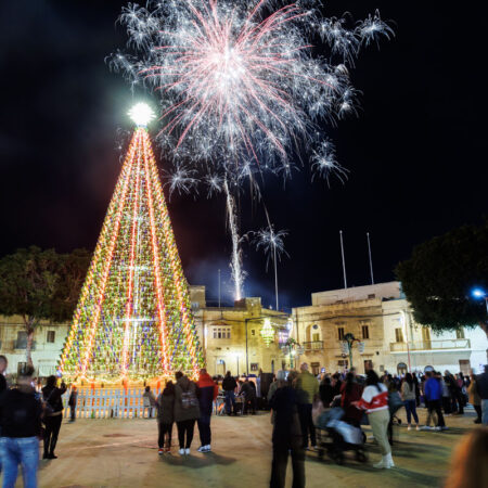 The Għajnsielem Christmas Tree