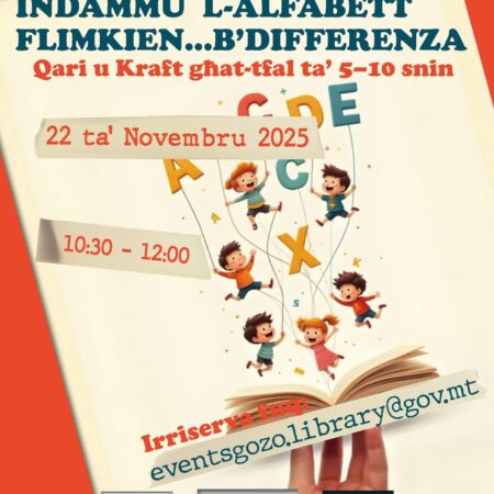 Inkomplu Indammu L-Alfabett Flimkien… B’Differenza
