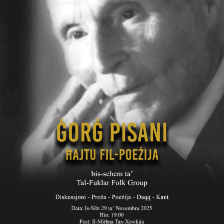 Ġorġ Pisani – Ħajtu Fil-Poeżija