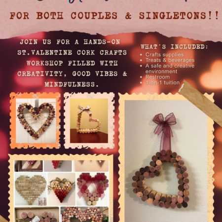 Heartcraft: A Cork Heart Garland Workshop
