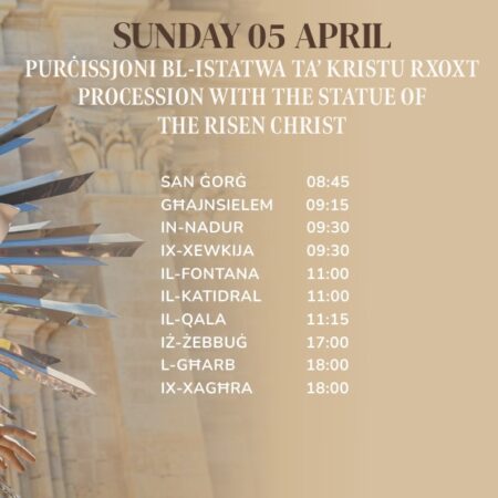 The Risen Christ Procession – Basilica San Ġorġ