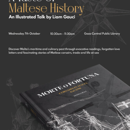 ‘A Taste of Maltese History’: An Illustrated Talk by Liam Gauci from Heritage Malta